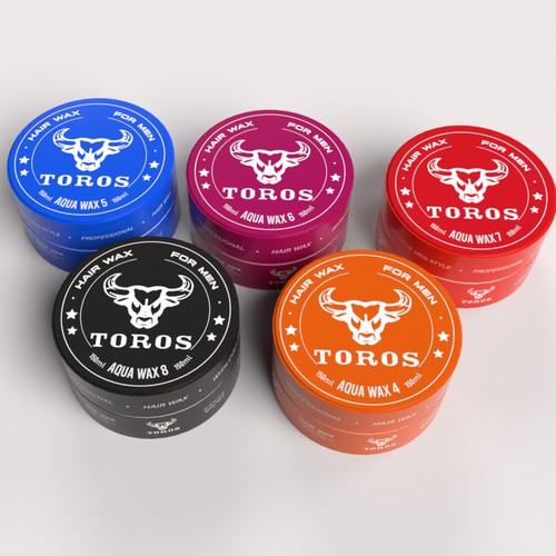 Toros AQUA WAX packaging design