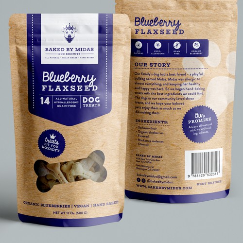 Dog Treats Packaging Design