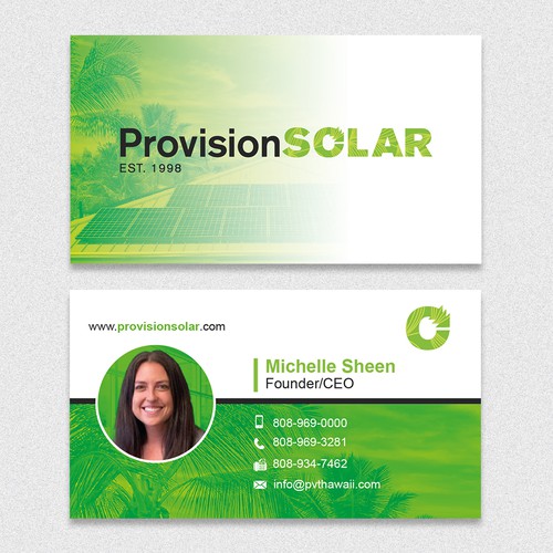 Solar Business Card