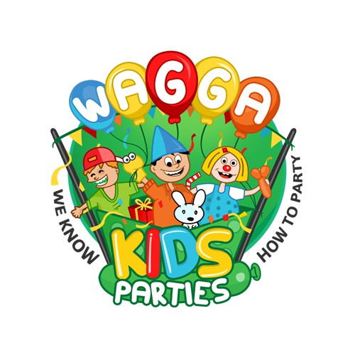 Logo design for_Wagga kids Parties