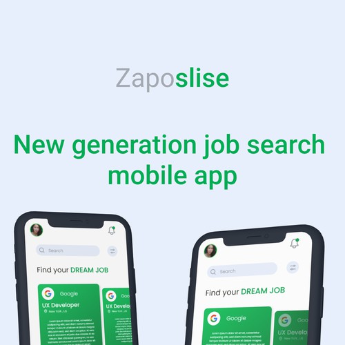 New generation job search mobile app