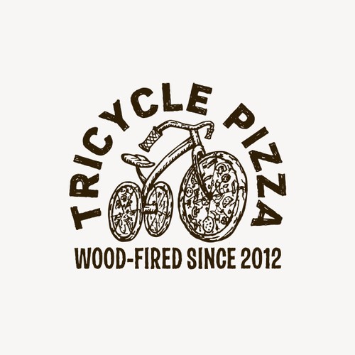 Tricycle Pizza Logo