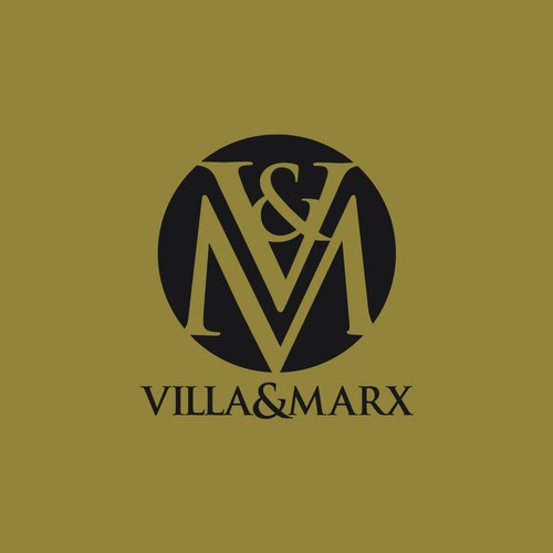 Classic European Style Logo Concept For Villa & Marx