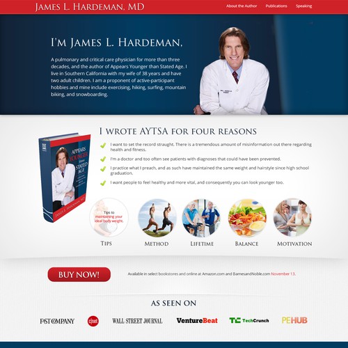 website design for James L Hardeman