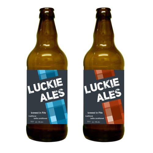 Luckie Ales beer label