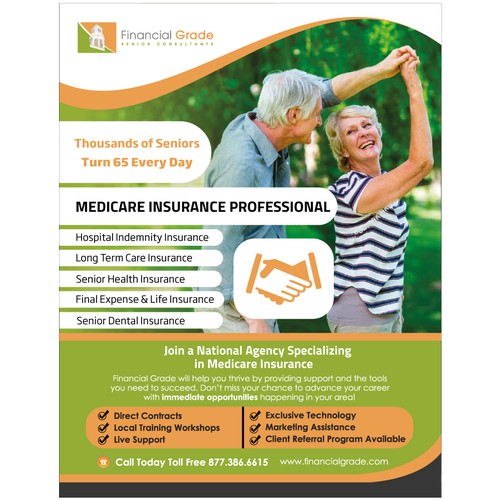 Flyer for Financial Grade Senior Consultants