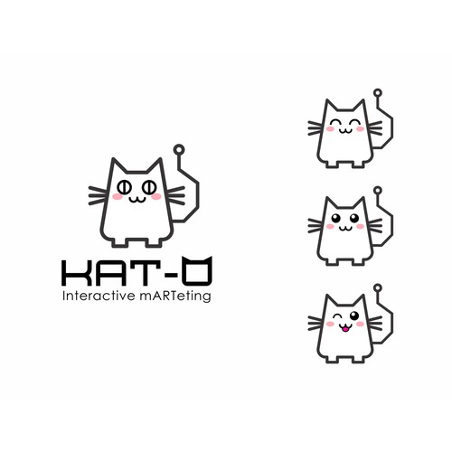Mascot and Logo design for an interactive marketing/tech company :)