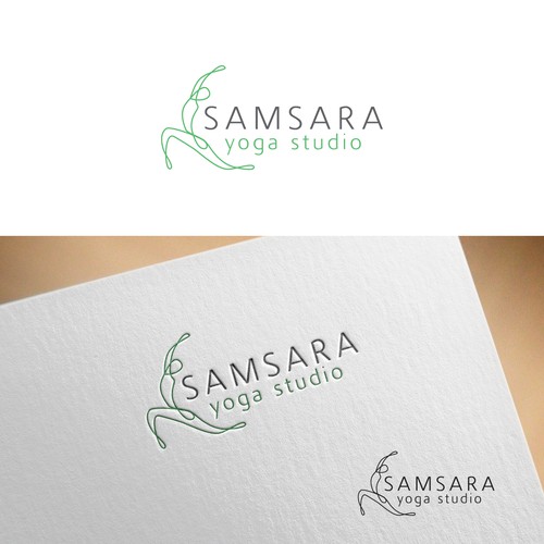 Yoga logo for SAMSARA yoga studio