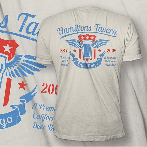 "Hamiltons Tavern 9th Anniversary"  T-shirt