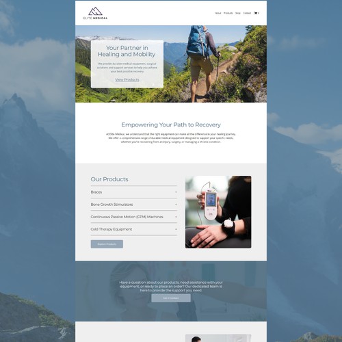 Medical Device Website Design