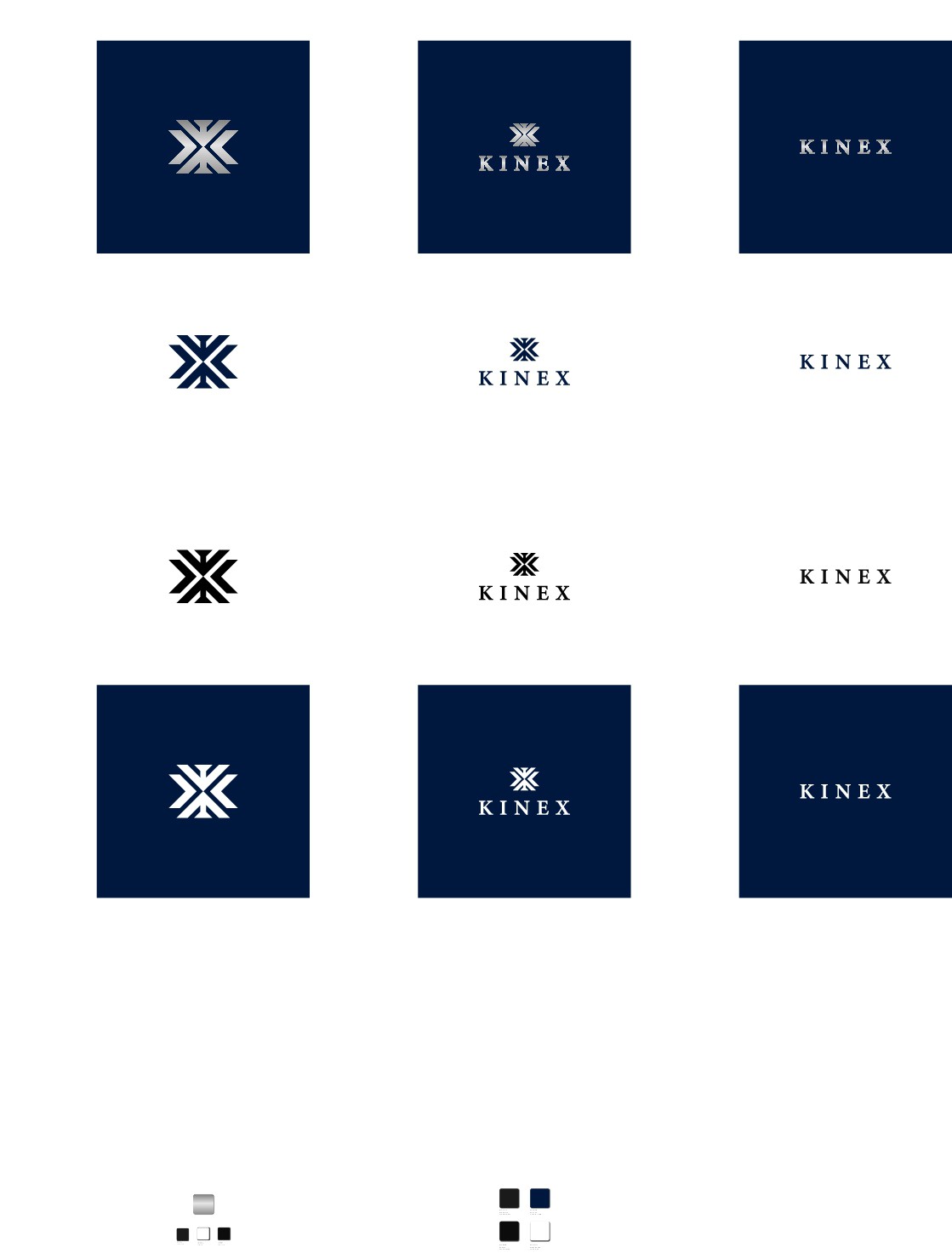 Modern watch brand logo
