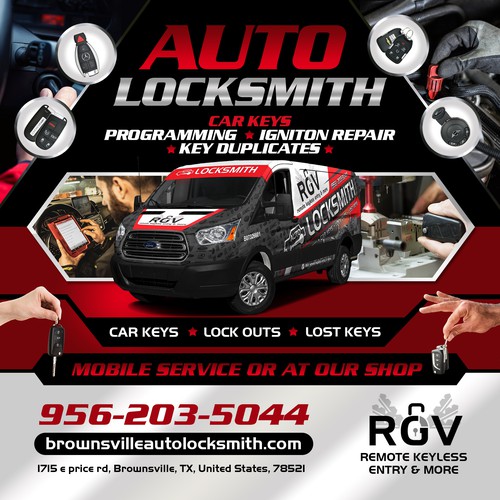 Facebook Ad for Auto Locksmith
