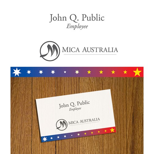 Mica Australia Business Card