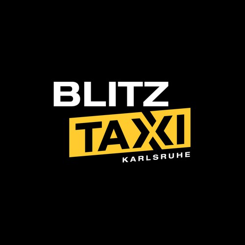 Blitz Taxi Logo Design