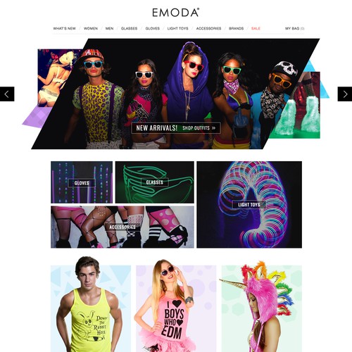 Create new Website for eModa.com - EDM eCommerce Site