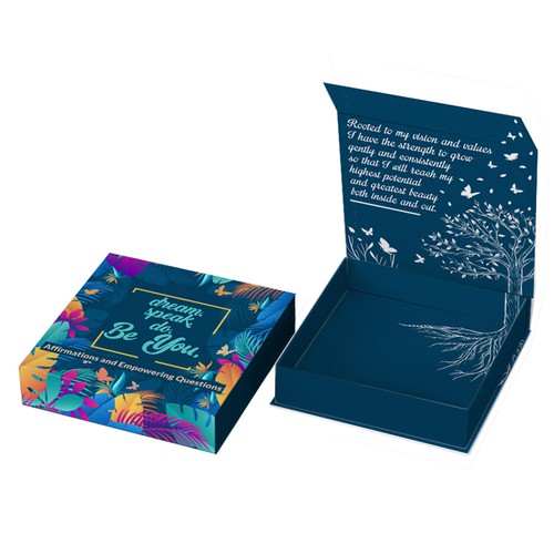 affirmation card packaging