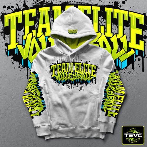 Team Elite Volleyball Hoodie Design