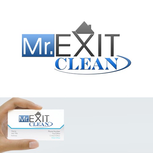 Create a fun and memorable logo for Mr Exit Clean
