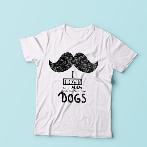 dog theme t shirt design