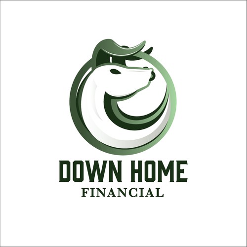 Down Home Financial Logo Concept