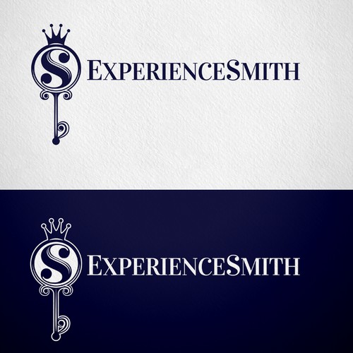 Create a luxurious and clean design for ExperienceSmith logo