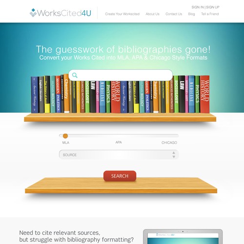 Help workscited4u.com with a new website design!