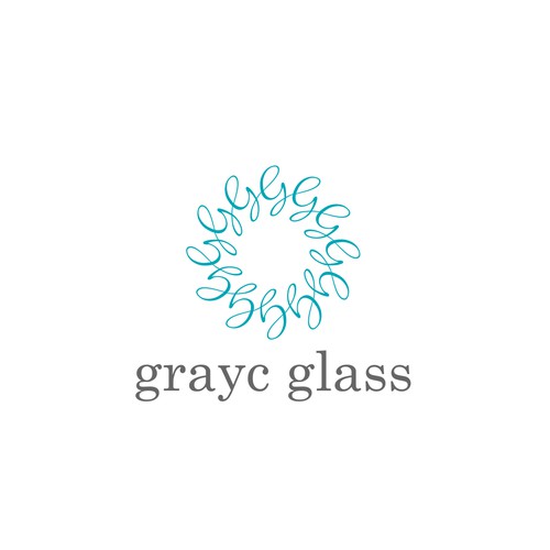 Logo for a glass artist