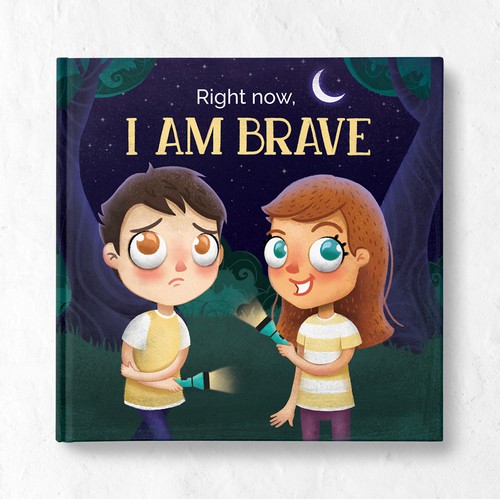 Right Now I am Brave Book Illustration