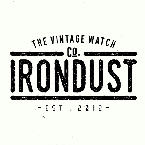 Vintage Logo For a Watch Company