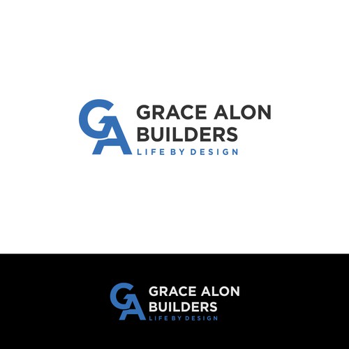 Powerful but simple logo for residential builder