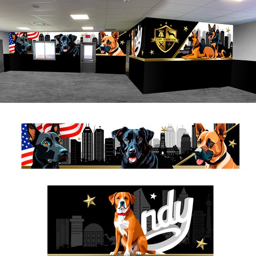 Dog Training Mural