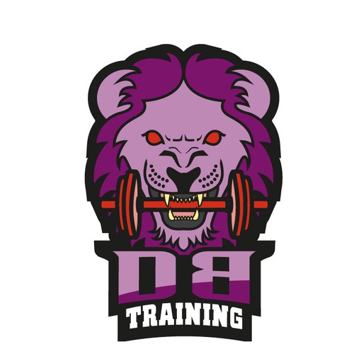 DB training logo for a gym