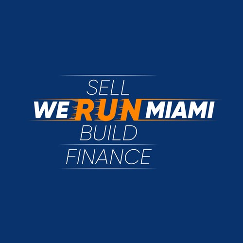 WE RUN MIAMI T-Shirt Design