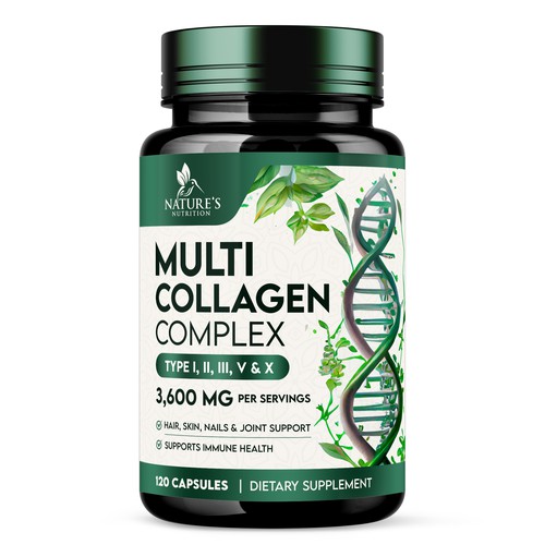 Beautiful, Multi-Collagen Design Needed for Nature's Nutrition