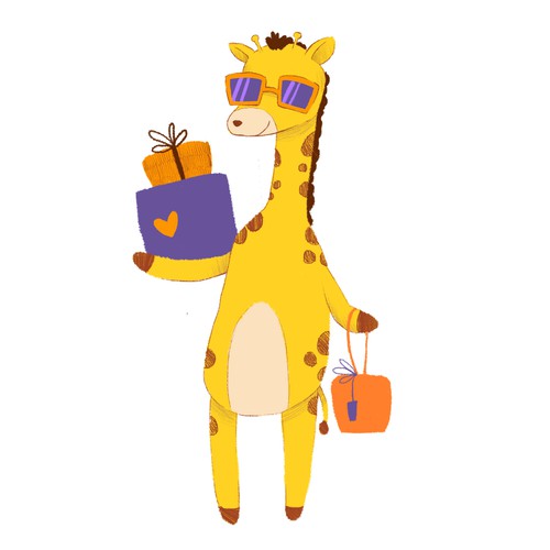 Giraffe mascot