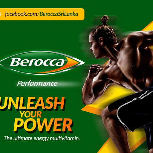 Berocca Post Card Design