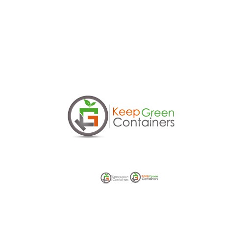 Create a logo for a Keep Green Containers