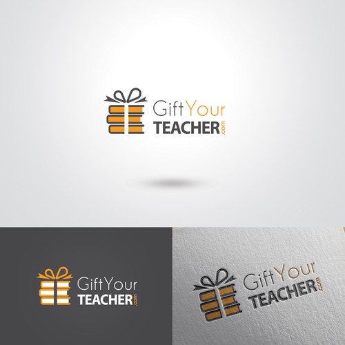 Logo concept for group gifting website for teachers, from students and families