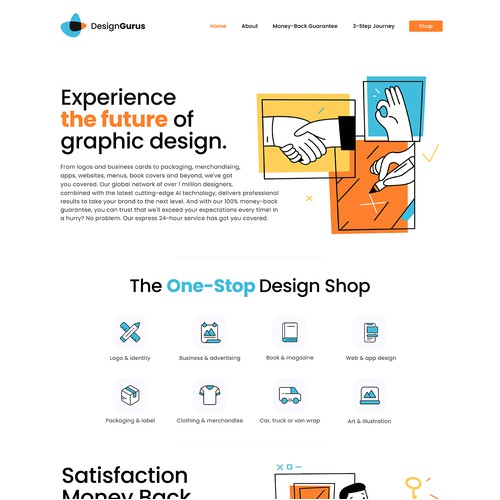 Website design for DesignGurus™