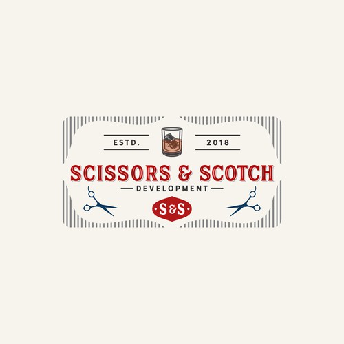 Vintage logo for barbershop