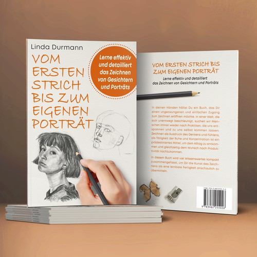 Book cover for "Vom ersten Strich bis zum eigenen Porträt"