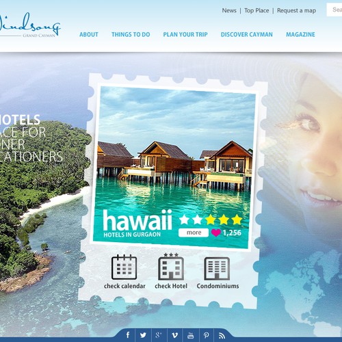 Website design neede for travel-related website