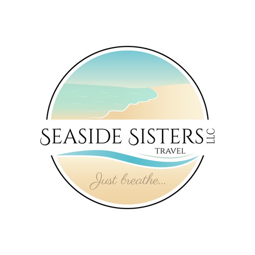 Seaside Sisters, LLC – Travel Brand Logo