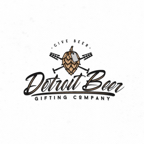 Detroit Beer Gifting Company Logo Design