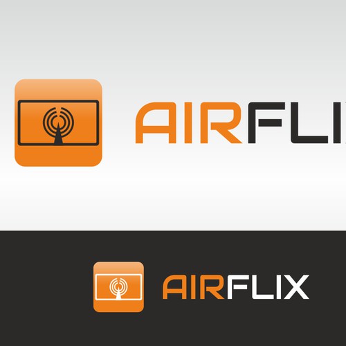 logo for Airflix a video streaming app