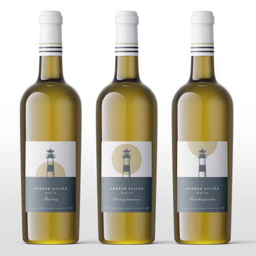 Wine label set 