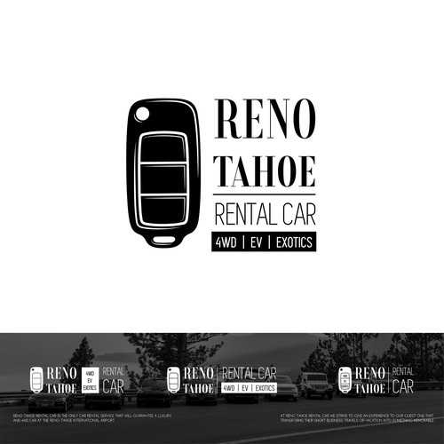 Logo for a car rental company