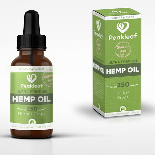 Hemp Oil Label Design