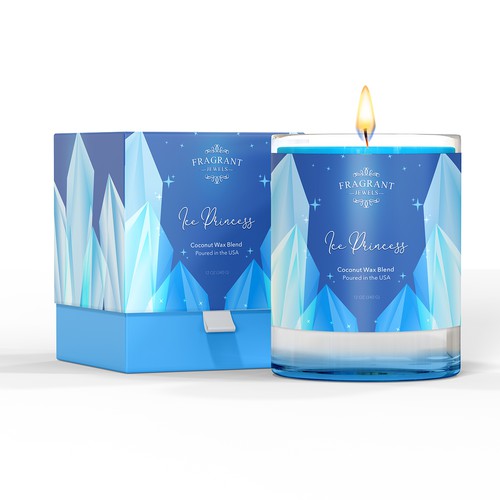 Ice princess candle 