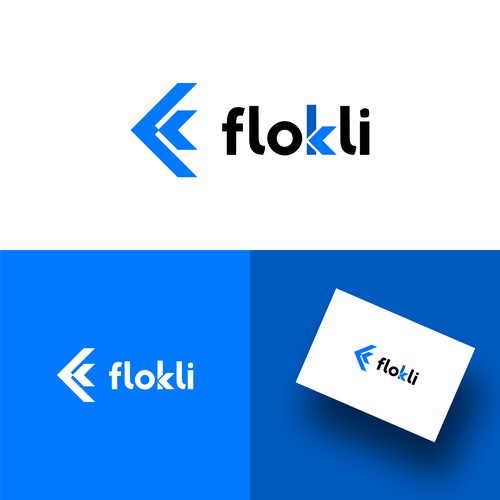 F logo concept for Flokli